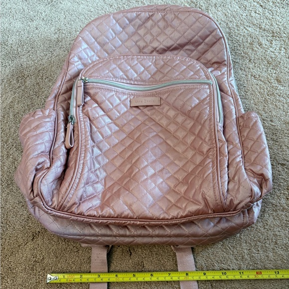 Vera Bradley Iconic Campus Backpack, Rose Quartz - Picture 6 of 10